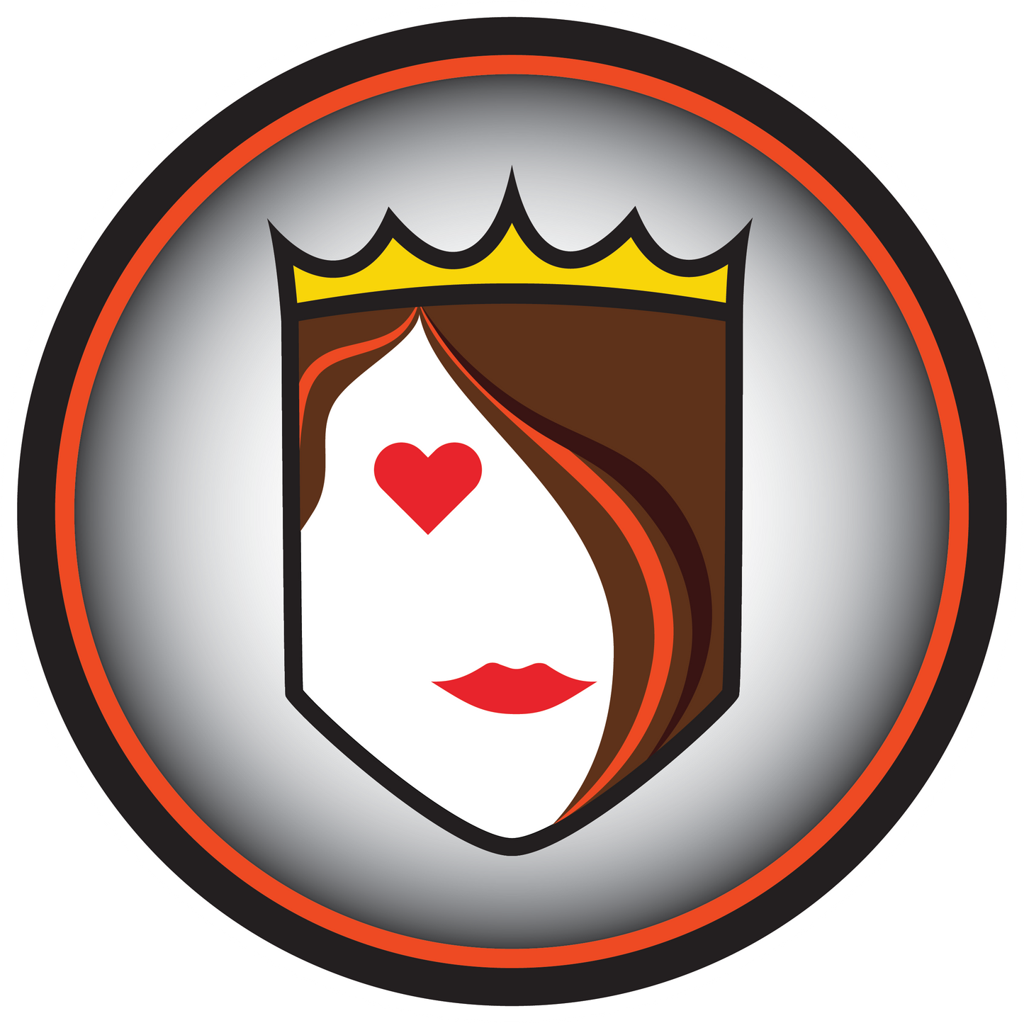 QUEEN GUENEVERE MEDALLION Vinyl Sticker