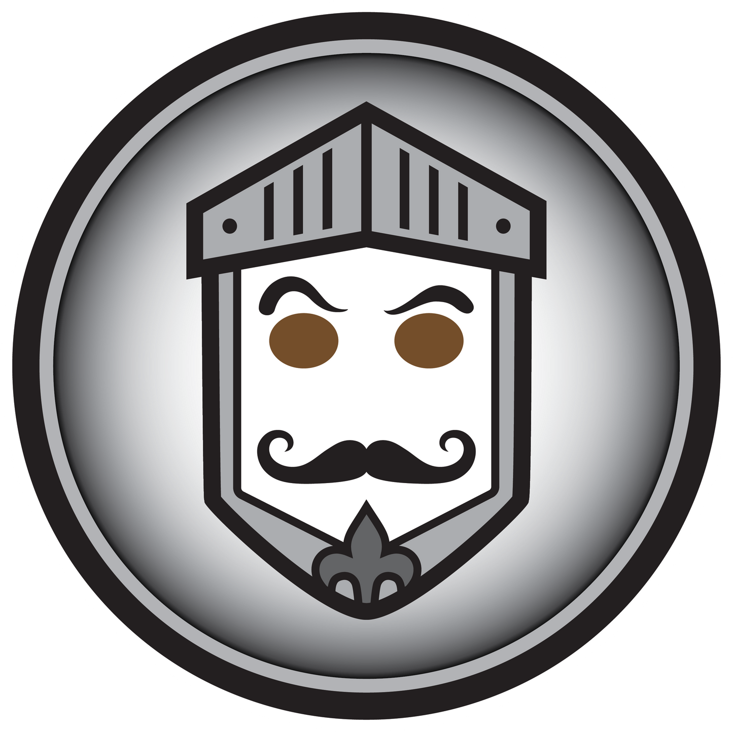 SIR LANCELOT MEDALLION Vinyl Sticker